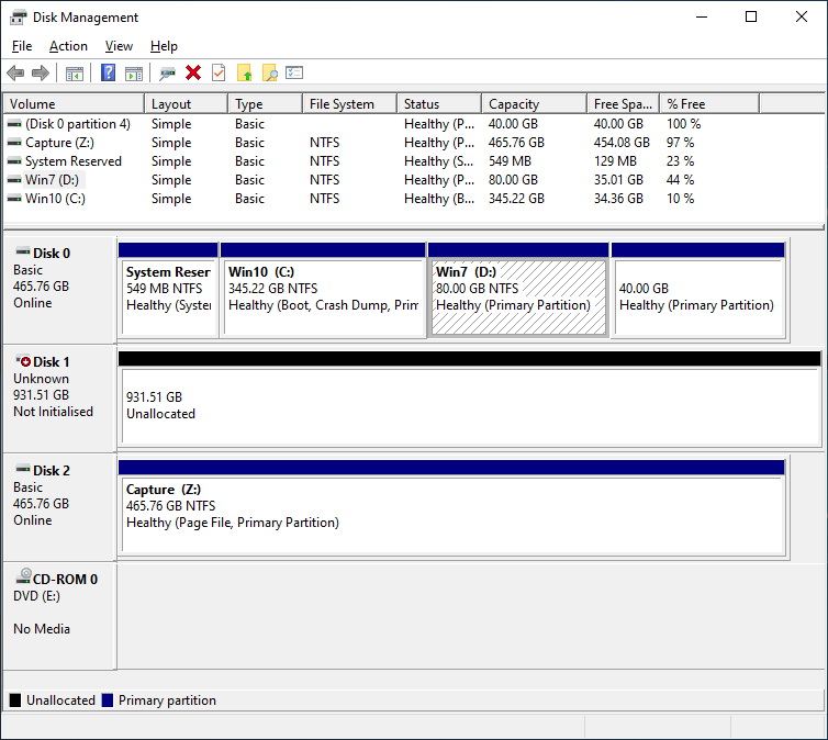 Windows 7 Partition